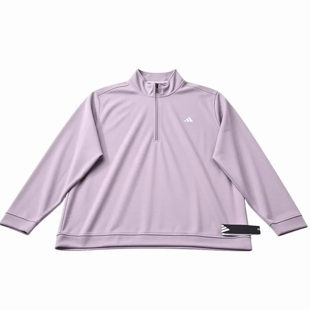 Adidas Men’s XL Elevated 1/4 Zip Pullover Gray NWT